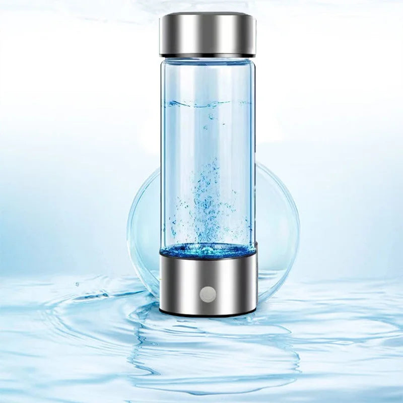 Rich Hydrogen Oxygen Water Cup H2 Inhalation Device Water Bottle SPE PEM Dual Chamber Maker Lonizer Healthcare Water Cup