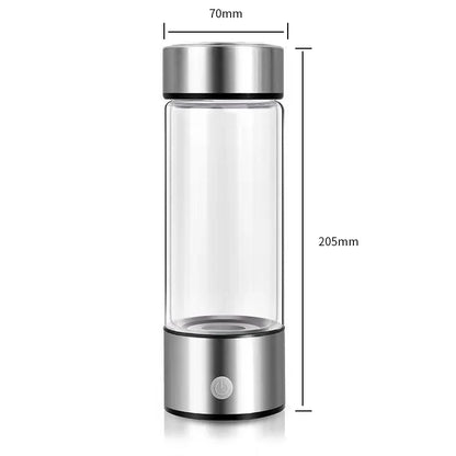 Rich Hydrogen Oxygen Water Cup H2 Inhalation Device Water Bottle SPE PEM Dual Chamber Maker Lonizer Healthcare Water Cup